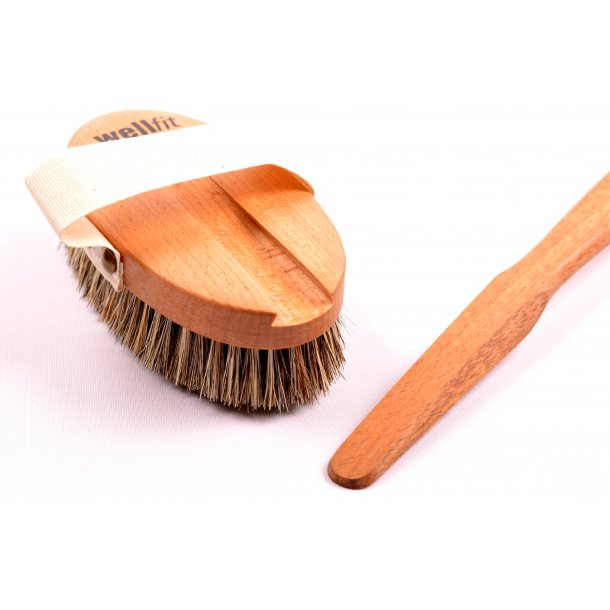 Massagebrste med skaft