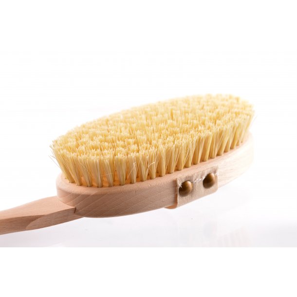 Badebrste med plantefibre (sisal)
