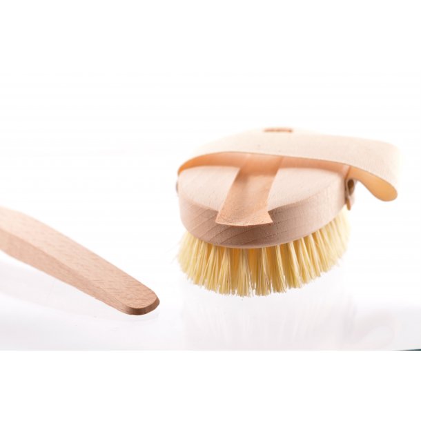 Badebrste med plantefibre (sisal)