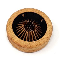 Rund hrbrste til tasken