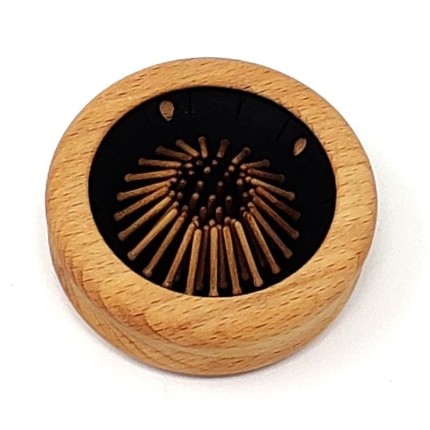 Rund hrbrste til tasken