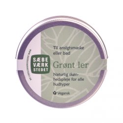 Grnt ler til ansigtsmaske