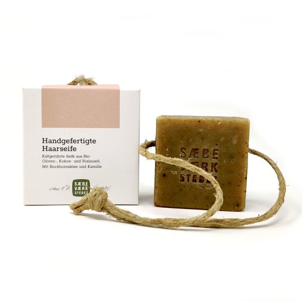 Haarseife auf Kordel