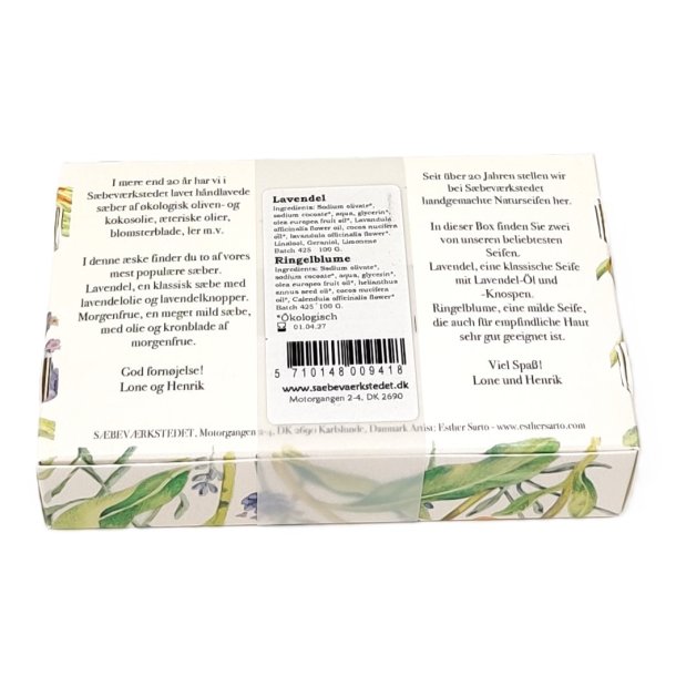 Geschenkbox mit zwei Seifen