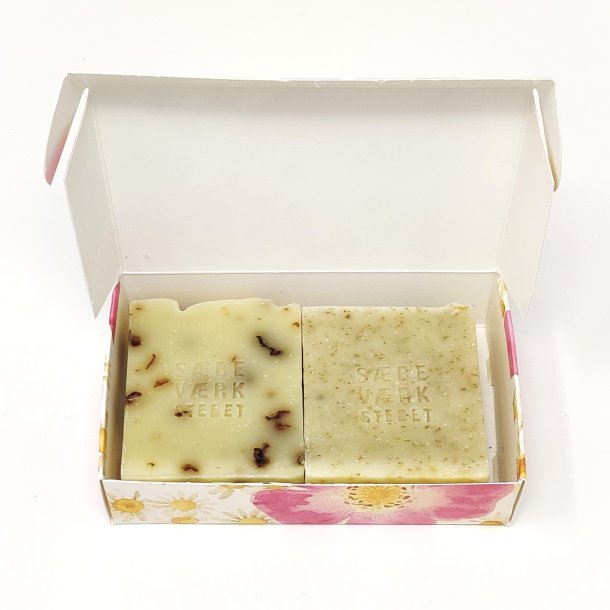 Geschenkbox mit zwei Seifen